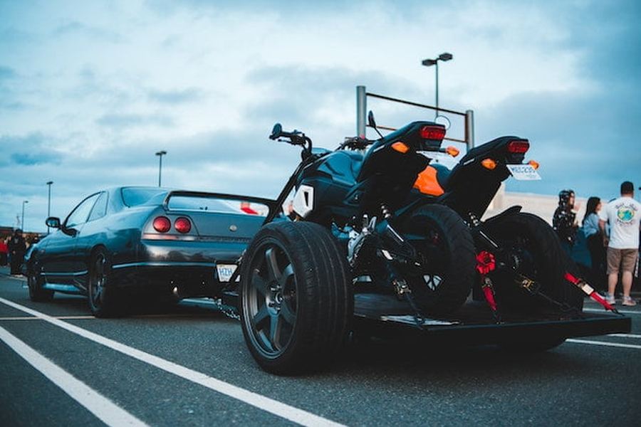 Transport de motos — petits transports et livraison en camionnette
